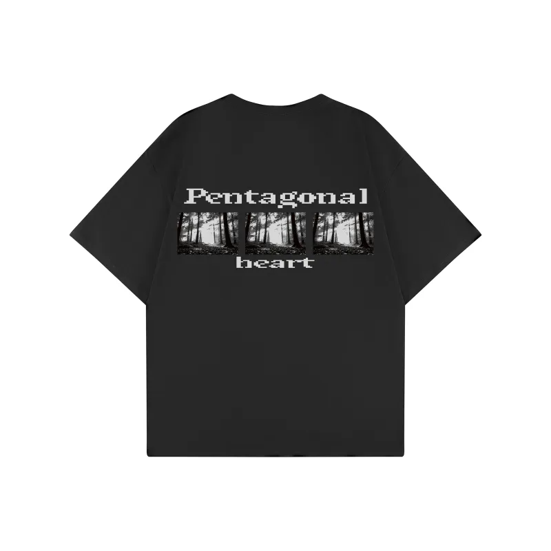 PENTAGONAL HEART T Shirt Unisex-0