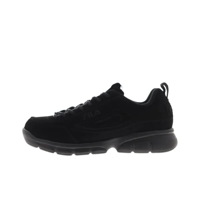 FILA Disruptor SE Anti Slip Wear Resistant Low Top Casual Shoes Men's Black-0