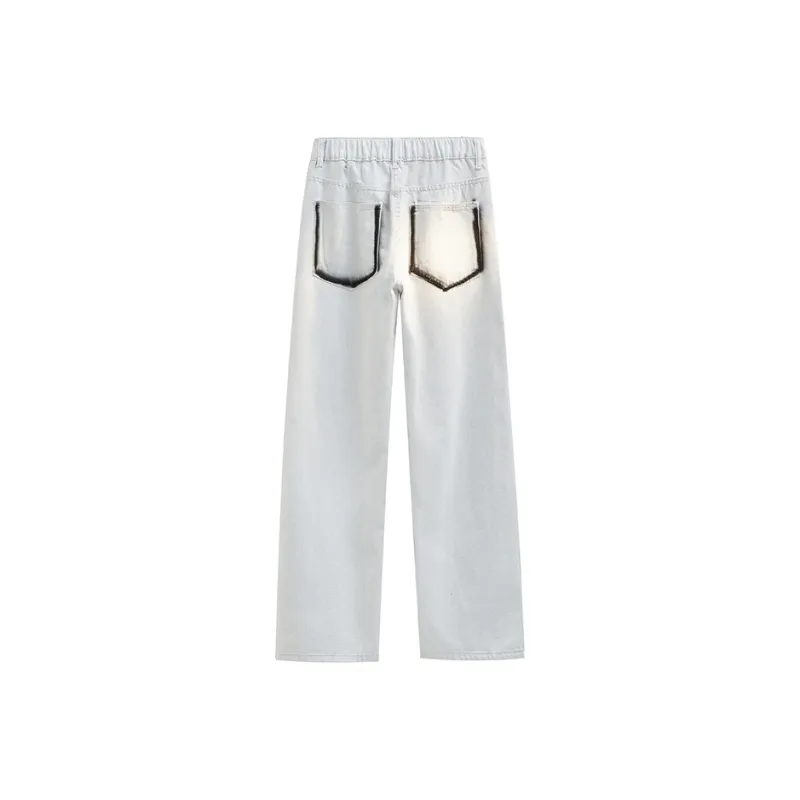 WOOG2005 Jeans Unisex White-1