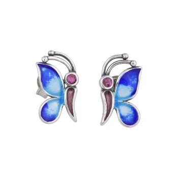 JINLUWANG 925 Sterling Silver Stud Earrings Women's