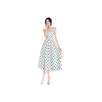 JECCI FIVE Slip Dresses Women's Milk White