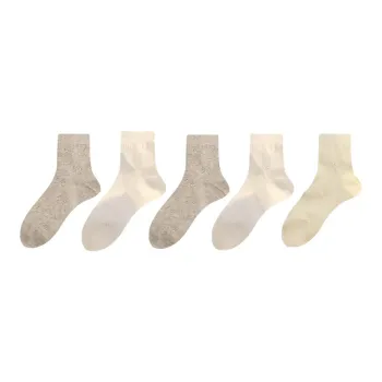 Lan Miao Mid Calf Socks Women's 5 Pack