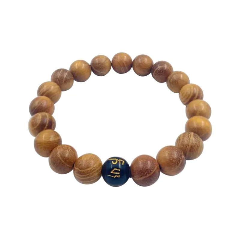 ERXI Golden Sandalwood Wooden Bracelets Unisex-1