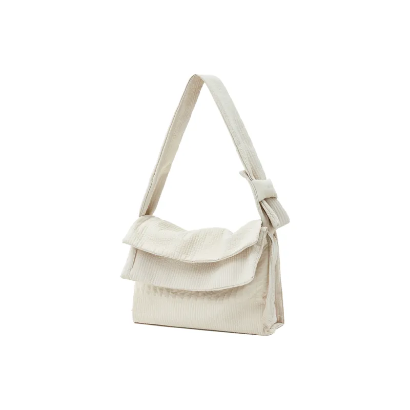 CLOUT CLOUD Nylon Fabric Messenger Bag, Crossbody Bag, Shoulder Bag Tubas Unisex Multicolor-2