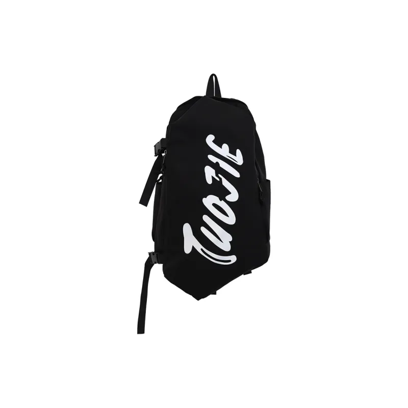HCXK Nylon Backpack Regular Unisex White/Black/Khaki-5