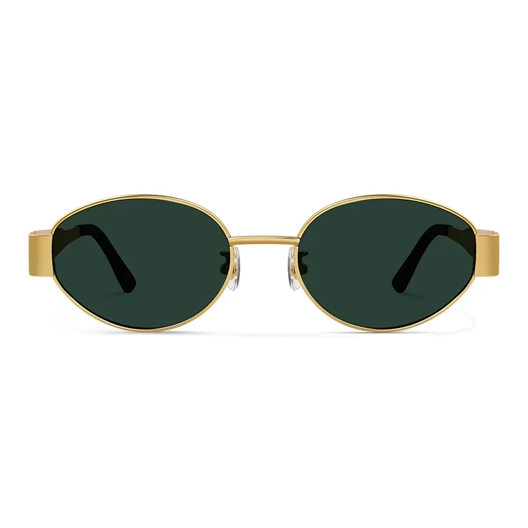 MK MINGKU Alloy Oval Sunglasses Unisex-1