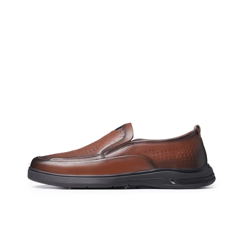 Ritai Men's Casual Shoes Men Low Top Black-6