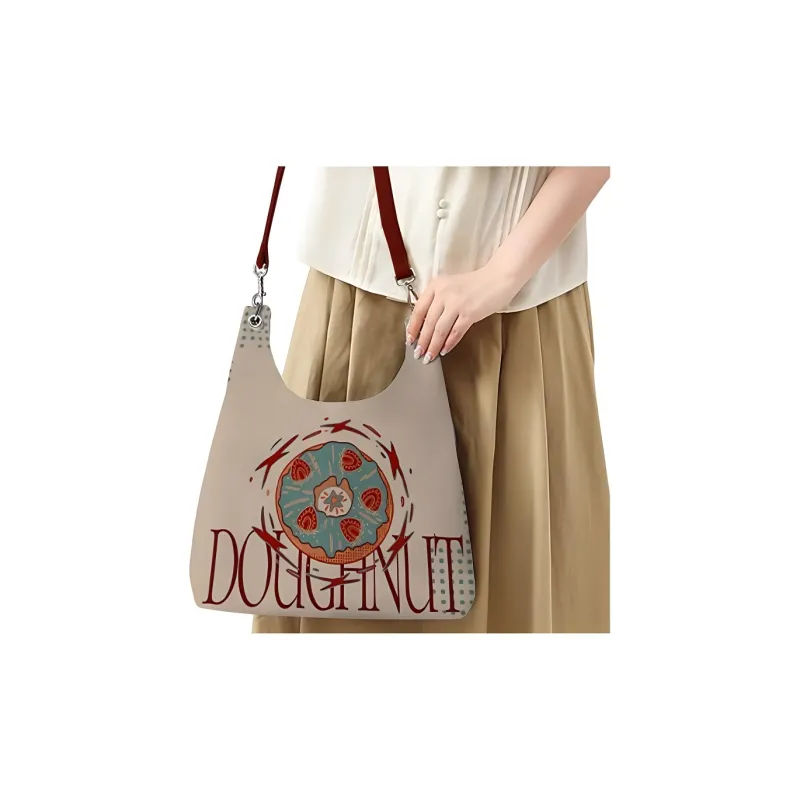 AOSONG Technology Fabric Shoulder Bag Regular Unisex Apricot-1