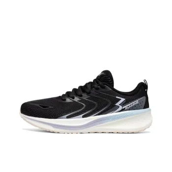 361° Anti Slip Wear Resistant Mid Top Casual Training Sprint Running Shoes Women's Black White Purple