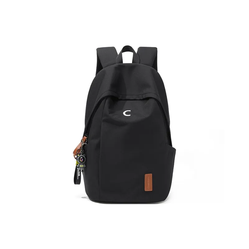 CinvaiKrose Fabric Backpack Travel Laptop Bag Regular Unisex Ecru/Black-5