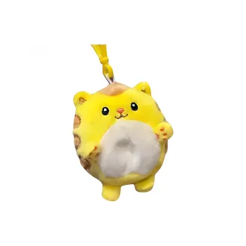 Universal Studios Gabi's Dollhouse Bag Accessory Unisex Custard Hamster Plush Pendant
