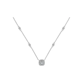 KAILEIFU S925 Silver Necklaces Women's