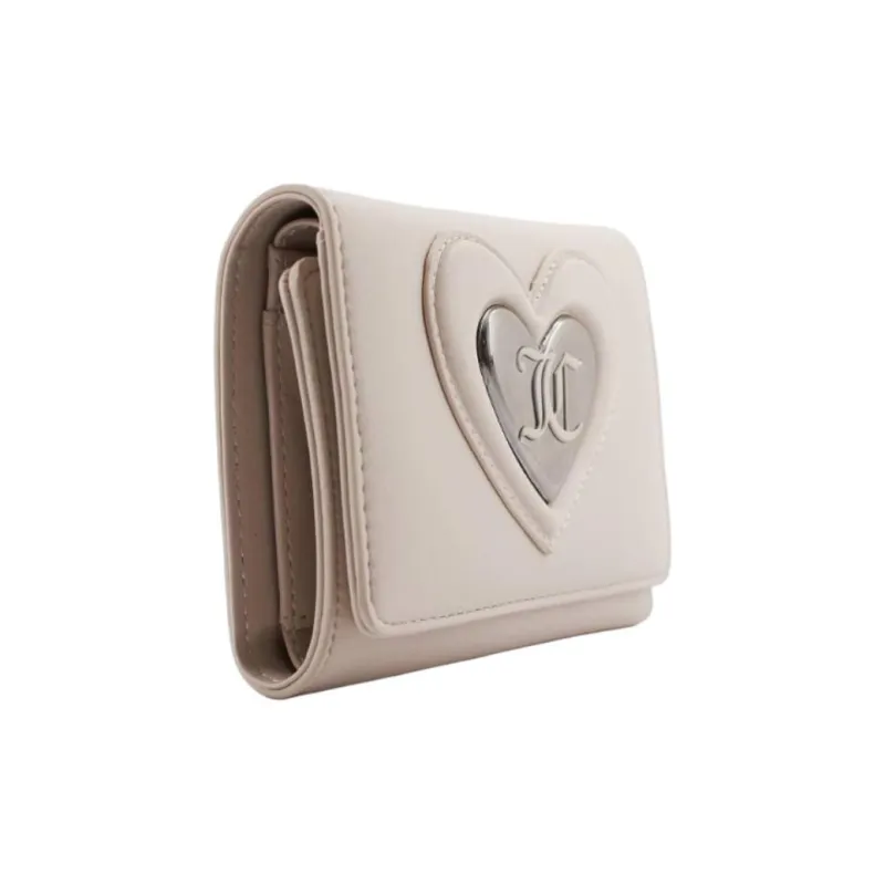 JUZI Flap Wallet Medium Size Women's Beige-2