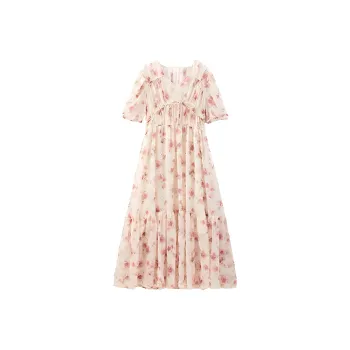 PEACEBIRD Short Sleeved Dress Women's