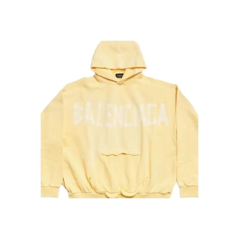 Balenciaga Sweatshirt Loose Fit Men's Yellow-2