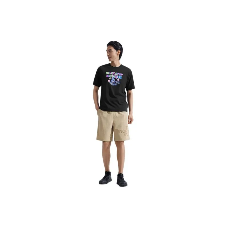 THE NORTH FACE NEVER STOP Exploring T Shirt Unisex Cosmic Black-0
