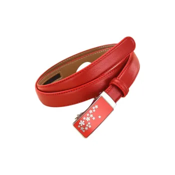 JEANSWEST Split Cow Leather Belts Women's 2.4cm
