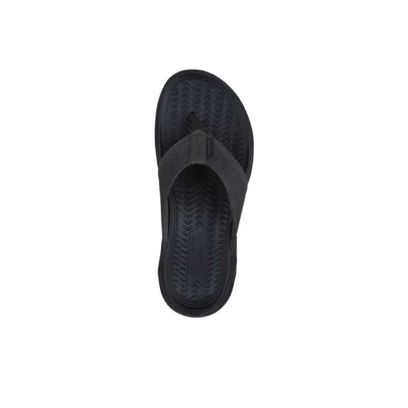 Skechers Arch Fit Motley Flip Flops Men's Black-4