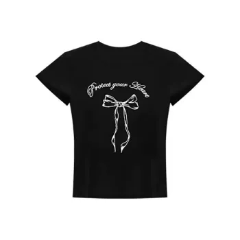 MPOX Crop Tops Women's Black