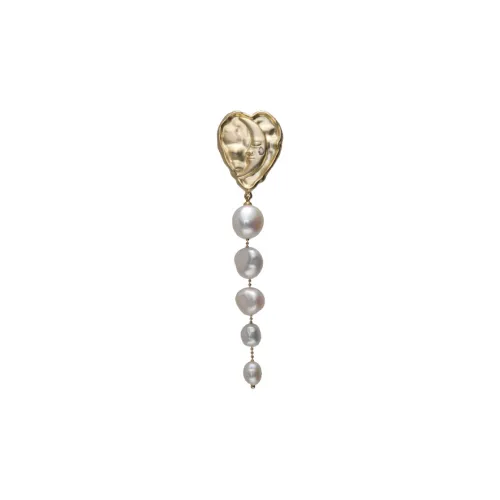 Lost In Echo Pearl Super Light Hoop Earrings Drop Earrings Women's