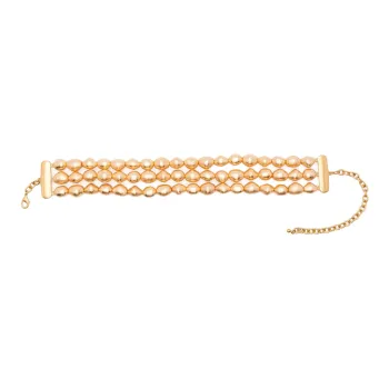 CULT GAIA Wooden Necklaces Women's Gold
