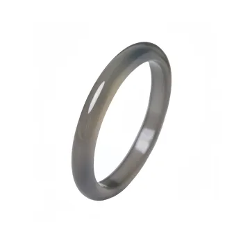 MY WORLD BEGINS AND ENDS WITH YOU Natural Chalcedony Bangles Women's