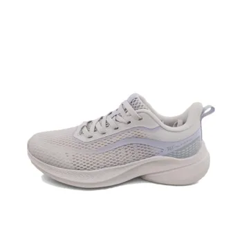 361° Abrasion Resistant Breathable Low Top Casual Training Running Shoes Women's Gray Purple