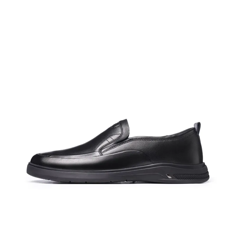 Ritai Men's Casual Shoes Men Low Top Black-0