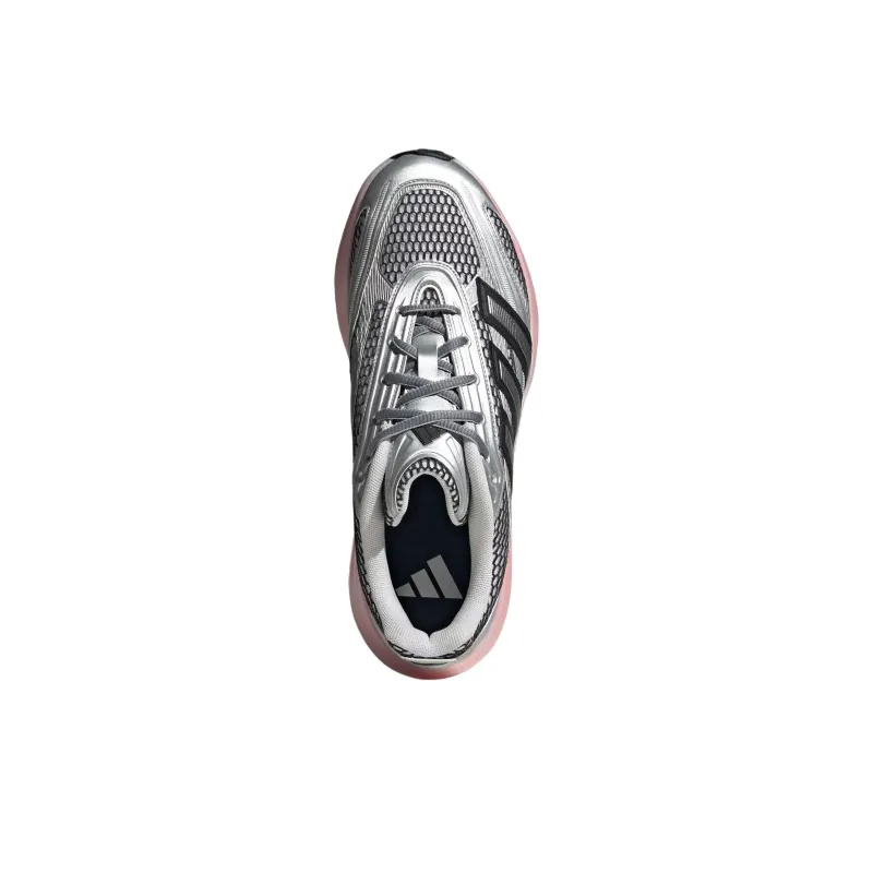 Adidas LIGHTBLAZE Anti Slip Wear Resistant Low Top Casual Running Shoes Men's Silver Pink-4