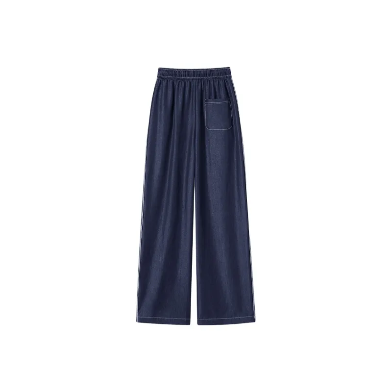 TOUCH Casual Pants Women's Dark Blue-1