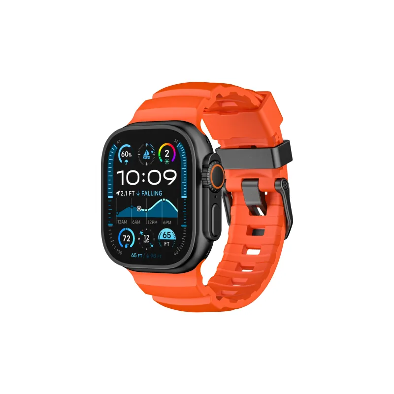 KVZUVUU Apple Compatibility Watch Band Rubber Material-20