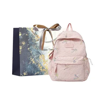 Iman's House Composite Cloth Backpack Tubas Women's Multicolor