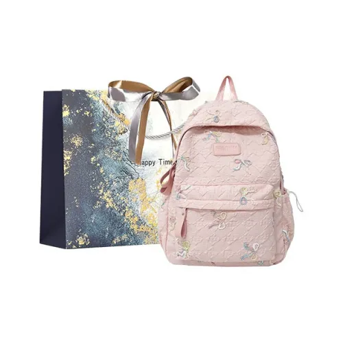 Iman's House Composite Cloth Backpack Tubas Women's Multicolor