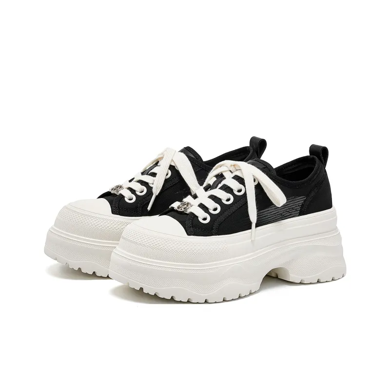 ELLE Breathable Height Increase Low Top Casual Shoes Women's-1