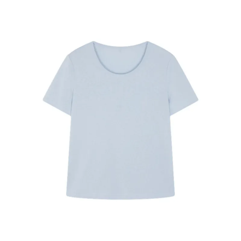 IHIMI T Shirts Women's Light Blue-2