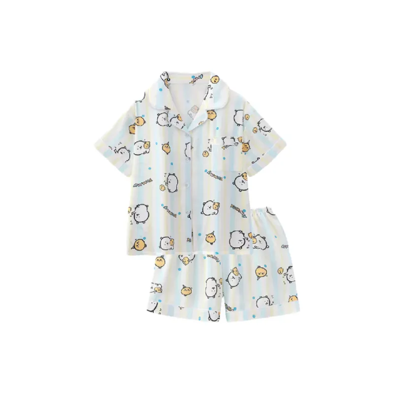XIAFENYAN Pajama Set Women's Green-0