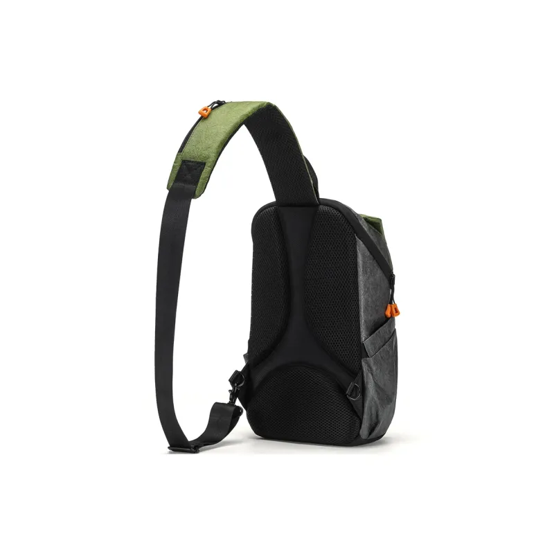 L&M Oxford Sling Bag Men's Green/Gray-1