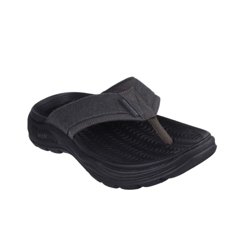 Skechers Arch Fit Motley Flip Flops Men's Black-3