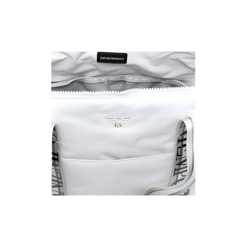 EMPORIO ARMANI Polyester With Nylon Maternity And Baby Bag One Shoulder Handbag Women's Gray-3