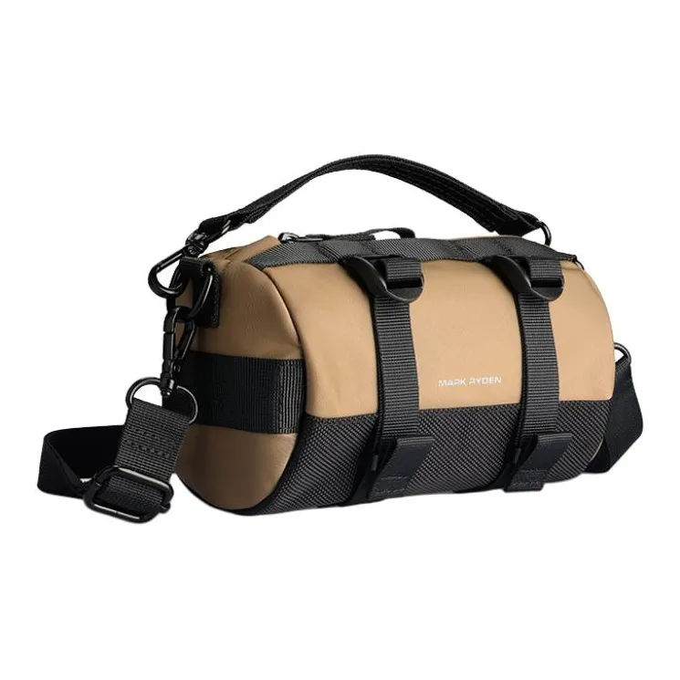 MARK RYDEN Oxford Crossbody Bag, Shoulder Bag Medium Size Unisex Elegant Black/Trendy Gray/Khaki Orange-13