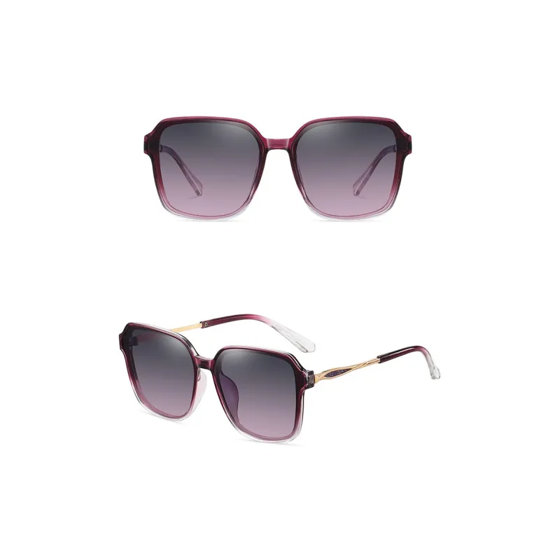 AAJF PC Metal Square Sunglasses Women's-6