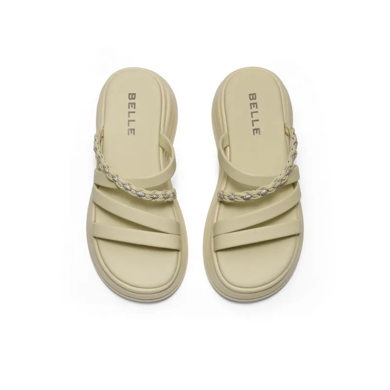 BELLE PU Polyurethane Abrasion Resistant Slide Slippers Women's-7