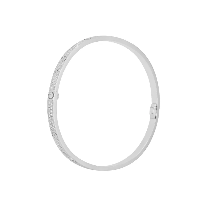CARTIER 18K White Gold Bangles Unisex White Gold-1