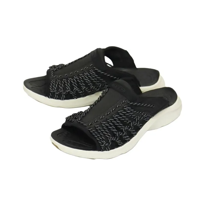 KEEN UNEEK SNK Slip Resistant Abrasion Resistant Slide Slippers Men's Black-1