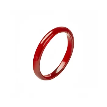 MY WORLD BEGINS AND ENDS WITH YOU Natural Agate Rings Unisex