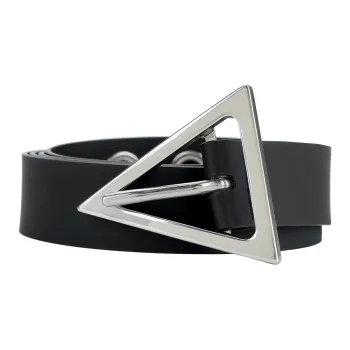 Bottega Veneta Polyurethane Leather Belts Men's Black 
