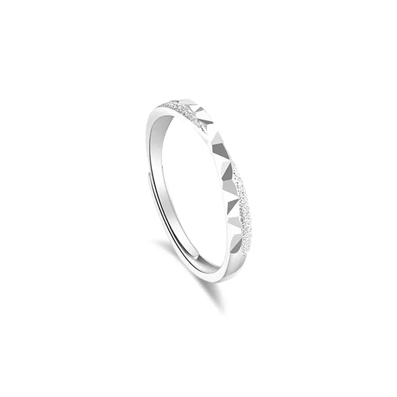 LUCA Sterling Silver Rings Unisex-7