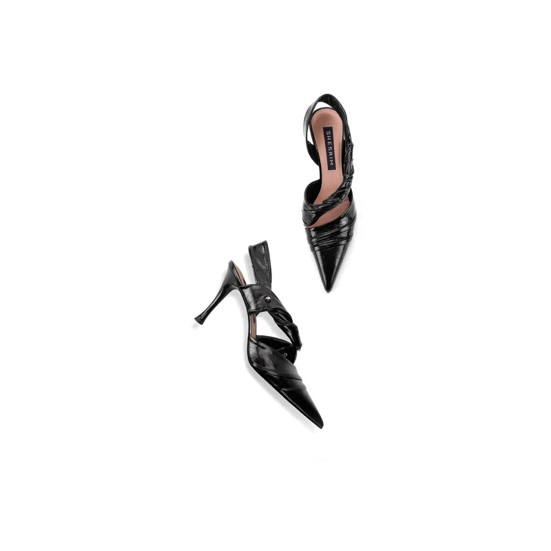 Shesrim Chunky Heel High Heels Women's-2