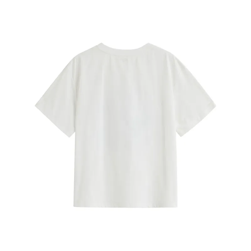 Inman T Shirts Women's Pearl White-1