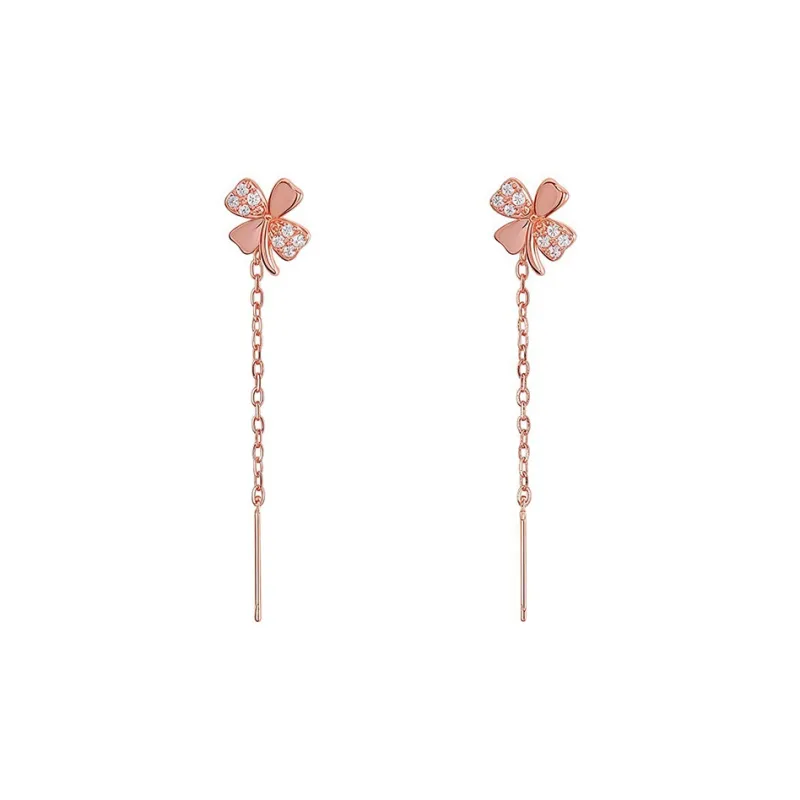 Zocai S925 Silver Drop Earrings Women's-7